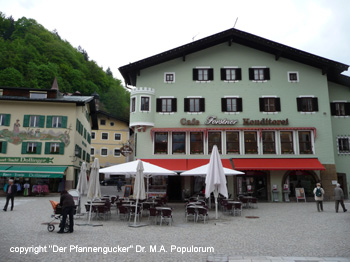 Cafe Forstner Berchtesgaden. Foto von Dr. Michael Populorum "Der Pfannengucker"