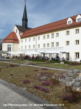 Restaurant Kapuzinerhof in Laufen. Dr. Michael Populorum ist "Der Pfannengucker"