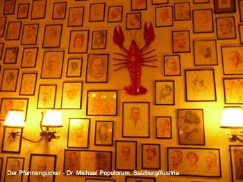 Krebsen Keller Graz. Der Pfannengucker Dr. Michael Populorum. Gastrotest