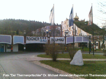 Foto Rogner Therme Bad Blumau "Hundertwassertherme" - Der Thermenpritschler Dr. Michael Populorum