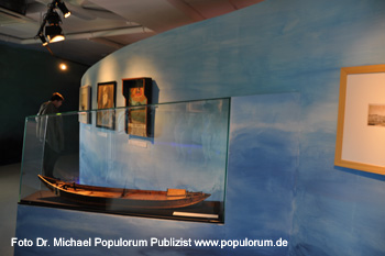 Ausstellung "Donau - Fluch und Segen" 2010 - Detail der Ausstellung zur bewegten Geschichte der Donau